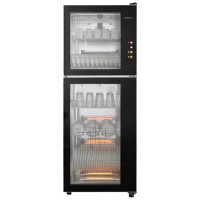 康宝 XDZ270-YD28 消毒柜 家用 小型立式二星级270L 臭氧+高温消毒双层独立控制 消毒