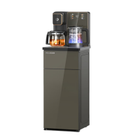 美菱 MY-YT961(黑色) 饮水机 语音茶吧机立式饮水机多功能遥控下置水桶中大型茶吧机一体柜 茶吧机