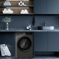 美菱 G100M14556BX 滚筒洗衣机 10公斤 一级能效 全自动自由嵌入巴氏除菌除螨洗节能省电