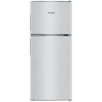 美菱 BCD-118JC 118升 两门双门小冰箱 宿舍租房小巧不占地 家用节能低躁 灰色