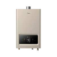 美的 JSQ25-13HEC 恒温式燃气热水器 12T 电辅防冻 摩卡金