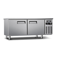 澳柯玛 HC-18J8T 商用冰柜 1.8米全冷藏 不锈钢卧式柜厨房奶茶冷操作台