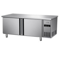澳柯玛 HC-18A8W 商用冰柜操作台 1.8M 纯铜管冰柜全冷藏保鲜厨房数显平冷冰箱
