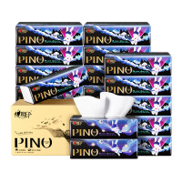 心相印 PDT5080(箱装)心相印品诺系列80抽18包四层塑装纸面巾 生活用纸 洁净卫生 家用面巾纸巾 抽纸