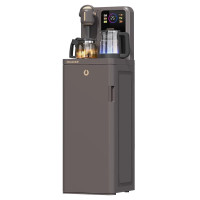 美菱(MELNG) MC-N30B 家用茶吧机 2024多功能办公室立式饮水机防溢水下置式自动上水多段控温富锶