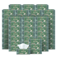 心相印 60DT100商用(柔厚亲肤)三层塑装纸面巾(60包) 生活用纸 洁净卫生 家用面巾纸巾 抽纸