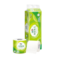 心相印 BT5312 生活用纸 心相印云感系列110克12粒装四层立体压花卷筒卫生纸