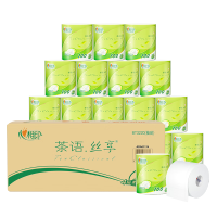 心相印 BT3220心相印丝享100克20粒装四层卷筒纸1箱+C3624茶语丝享24包装四层纸手帕(超迷你)1条(组套)