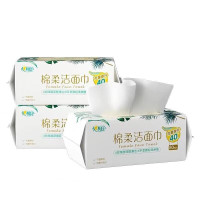 心相印 XCD080(箱装)生活用纸 心相印棉柔系列80片装洗脸巾30包装(新旧包装混发) 干湿两用 加大加厚
