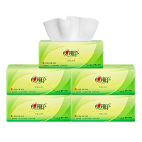 心相印 5DT15110(包装)生活用纸 心相印茶语丝享系列5包110抽三层塑料纸面巾 洁净卫生