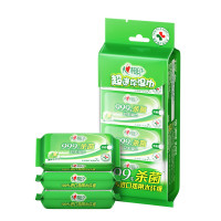 心相印 XCA007+P1(单提)心相印卫生系列7片装湿巾8包组合装(23-1版)超迷你便携口袋除菌湿巾