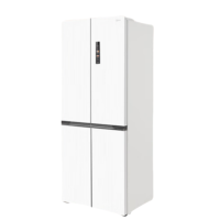 美的(Midea) MR-457WUSPZE 对开门冰箱 457纯平全嵌 436L一级能效风冷无霜底部散热 流苏白
