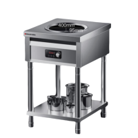 德玛仕(DEMASHI)DCL-TC-60B1 商用电磁炉 6000W大功率 全不锈钢 凹槽电炒锅