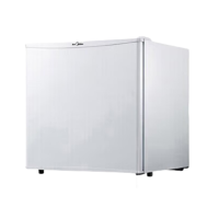 美的 BC-45M 45升单门迷你小冰箱 租房宿舍办公室家用冷藏小型电冰箱 一级能效定频直冷 白色