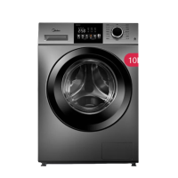 美的(Midea) MD100V33WY 滚筒洗衣机 10公斤 一级能效变频 上排水 除菌净螨 羽绒云朵烘
