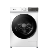 美的(Midea) TG100V186W 滚筒洗衣机 10公斤 一级能效 超薄 1.1洗净比 变频上排水水魔方冷水洗