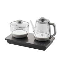 美的(Midea) MK-KFT20 电茶盘 茶台烧水壶一体全自动煮茶器办公室底部上水烧茶盘