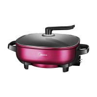 美的(Midea)LHN30D 多用途锅 6L大容量电火锅 电煮锅 电热锅 电炒锅 可煎烤高颜值电火锅