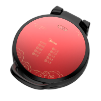 美的(Midea) JKE3412 电饼铛 煎饼锅 家用早餐机 煎烤机烙炒烤多用烙饼机深槽大直径自动控温悬浮式设计