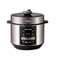 美的(Midea) MY-YL50M3-751 电压力锅 5升 家用双胆高压锅全自动智能预约饭煲多功能蒸煮