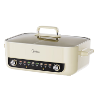美的(Midea) MC-HGC382716 电火锅 6.5L 火锅专用锅四六鸳鸯锅电锅一体多功能锅