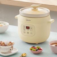 Midea美的 TGS20Y 电炖锅 家用燕窝陶瓷小炖盅 煲汤粥锅紫砂锅全自动 2L