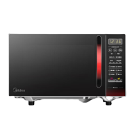 美的(Midea)EM7KCGW3-NR 微波炉 平板速热微波炉 智能菜单 一键解冻及除味
