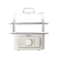 美的(Midea)MZ-ZGE2323Z02 电蒸锅10.8升电煮锅电火锅多功能锅蒸电热锅三层大容量多用途锅