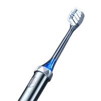 创维(Skyworth) BG31D2-GS 电动牙刷 成人声波深度清洁软毛刷防水充电(单位:把)冰川银