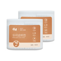 悦适 2EDA450(单盒)日用棉签多用途多头棉签不易掉屑450支2盒装