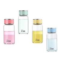 希诺(HEENOOR)XN-6077 玻璃杯单层简约清新森系便携水杯 240ml