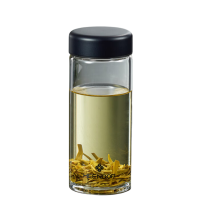 希诺(HEENOOR)N-6115 单层玻璃杯精致学生办公带滤网泡绿茶水杯 390ml