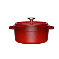 康巴赫(KBH) LPB-YT22B 铸铁珐琅锅 汤锅煲汤煮粥焖炖汤锅家用加厚锅具 大容量3L 红色