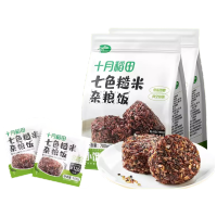 十月稻田 杂粮 方便速食 独立包装 七色糙米饭团100g*7个/袋*2袋