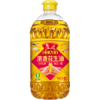 鲁花 香飘万家花生油 1L*1瓶 5S 压榨一级浓香花生油