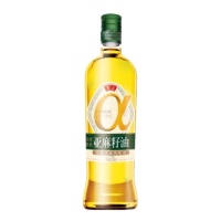 鲁花 亚麻籽油 750ml*1瓶 压榨特香亚麻籽油 食用油
