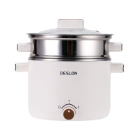 德世朗 DDQ-HG109 多功能锅 多功能电煮锅 304不锈钢 白色 1.2L