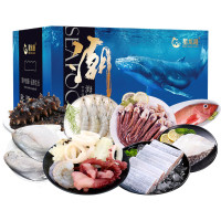 星龙港 马到功成3300g 国产生鲜海鲜礼盒 节日家庭过节送礼大礼包