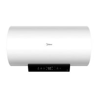 美的(Midea) F60-33EG5(HE) 电热水器 60升 变频速热遥控数显大屏电热水器 一级能效 极地白