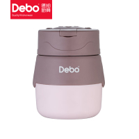 DEBO德铂 DEP-DS379 饭盒 1层 500ml 不锈钢 粉色
