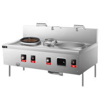 喜莱盛 100048046335 双针迅捷点火 柴油 双眼 燃气灶