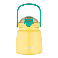 德铂/DEBO DEP-DS345 圆形 1 黄色 650ml 杯子