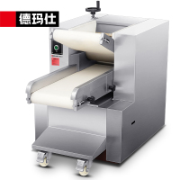 德玛仕(DEMASHI) YMZD500 商用压面条机 手动 机械式 和面包子馒头压面机 擀面机不锈钢色 不带面刀