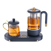 迈卡罗(MACAIIROOS) 多功能养生壶套装 0.6L容量养生杯煮茶器高硼硅玻璃恒温烧水壶