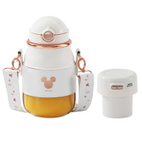 迪士尼(DISNEY)联名 榨汁机 DS-0810GZ 小型多功能搅拌机 家用便携迷你宝宝料理机 米奇白
