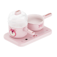 迪士尼(DISNEY) 电加热锅 DS-6058DGC 联名款 迷你厨房-儿童食品套组草莓熊粉色