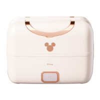 迪士尼(DISNEY) DS-2021FF 电热饭盒 加热插电蒸饭便当饭盒带饭蒸煮上班族餐盒