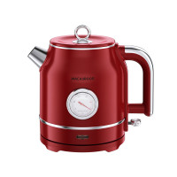 迈卡罗 MC-3076 电热水壶 1.3L大容量 304不锈钢双层防烫全钢无缝开水壶