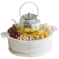 歐萊克 围炉煮茶器 OLK-C12W1 陶白色DTL00401 电陶炉火炉家用器具全套电茶炉全玻璃养生壶