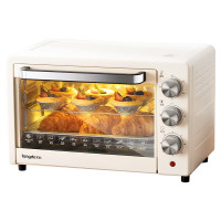 龙的 LD-KX201A 电烤箱 20L大容量多功能玻璃门 发热管上下独立控温 白色